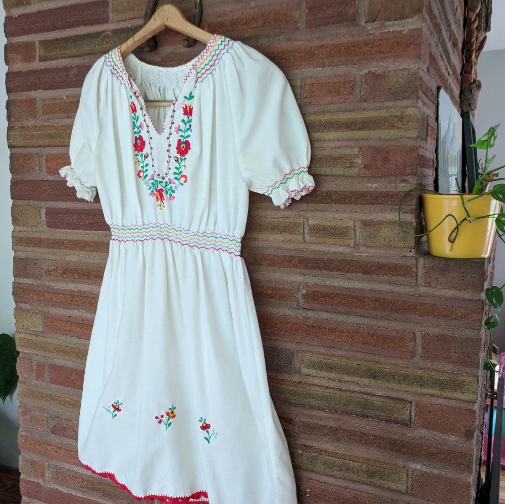 Vintage Embroidered Dress